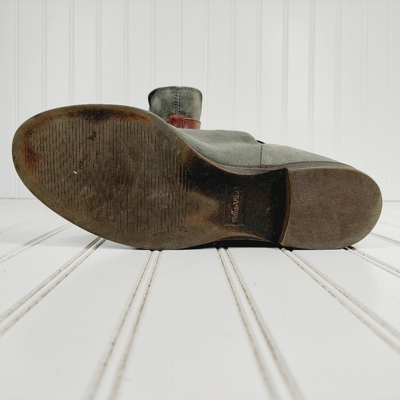 Bella Vita Women's Raine Grey Brown Buckle Straps Slip On Ankle Boots I702 - Picture 10 of 11